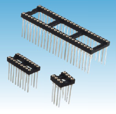 353. 產(chǎn)品名稱: 2.54mm 圓孔 IC座 180度 長(zhǎng)方PinH3.0