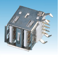363. 產(chǎn)品名稱：USB A Type 母座 90度 雙層       