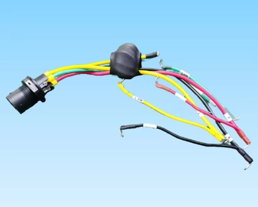 486. 產(chǎn)品名稱：新能源光伏逆變器AC輸出磁環(huán)線/UL3530 12AWG/多色/錳鋅磁環(huán)/豐年端子臺(tái)/可依需求定制加工