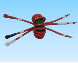 491. 產(chǎn)品名稱：新能源光伏逆變器AC輸出線/UL1015 /12/10AWG/RF250母插端子/浸錫/錳鋅磁環(huán)/熱縮管/線束定制加工
