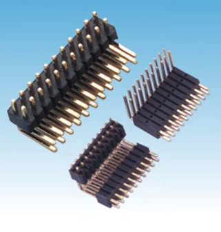148.產(chǎn)品名稱:1.27mm 排針 雙排90度 單塑/雙塑     