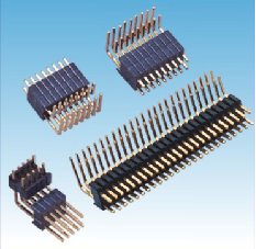 152. 產(chǎn)品名稱: 1.27*2.54mm 排針 雙排90度 單塑/多塑