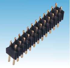 170. 產(chǎn)品名稱(chēng): 2.00mm 排針 雙排 180度