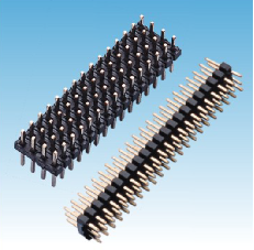 175. 產(chǎn)品名稱: 2.00mm 排針 三/四排 180度