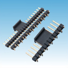 200. 產(chǎn)品名稱: 2.54mm 排針 單排 SMT 單塑/多塑（夾持蓋）