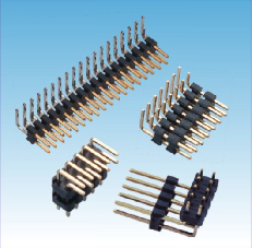 205. 產(chǎn)品名稱: 2.54mm 排針 雙排 90度單塑/多塑