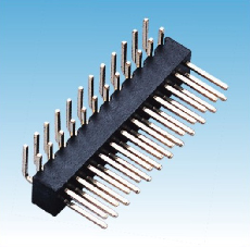 206. 產(chǎn)品名稱: 2.54mm 排針  雙排 90度