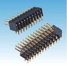 207. 產(chǎn)品名稱: 2.54mm 排針 雙排 90度 