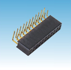 237. 產(chǎn)品名稱: 2.54mm 排母 雙排 90度 Y端